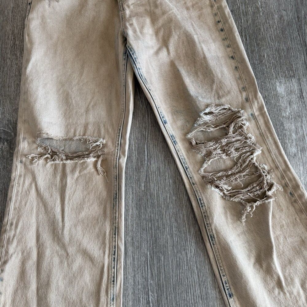 Vervet Size 26 Leslie 90's Vintage Distressed Super High Rise Flare Jeans NWT - Picture 9 of 15